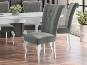 Jedálenská stolička ST63, Dostupné poťahy: Magic Velvet 2217, Farby: biela