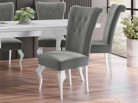 Jedálenská stolička ST63, Dostupné poťahy: Magic Velvet 2250, Farby: biela