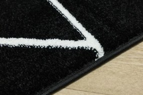 Koberec LIMA C877B čierny / biely