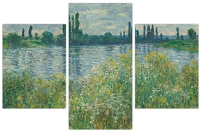 Obraz - Claude Monet, Banks of the Seine, reprodukcia (90x60 cm)
