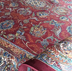 Koberec Exkluzívny Qum Silk 08 červený