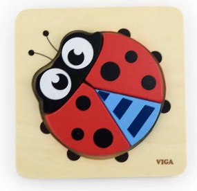 Prvé detské puzzle Viga 50168 lienka