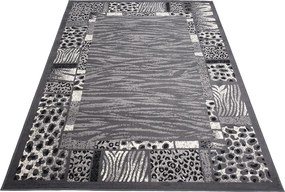 TA Koberec J316A DARK GRAY CHEAP PP CRM Sivý (tmavý) Obdĺžnikový Rozmer: 120x170 cm