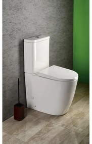 Sapho - Kombinované WC TURKU, spodné/zadné odpadové pripojenie, keramika/biela