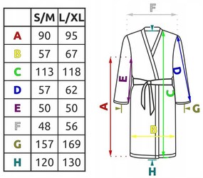 Dámský župan z mikrovlákna Sharon S/M bílý