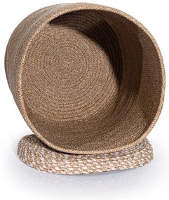 Látkový dekoratívny úložný box s vekom - Mioli Decor