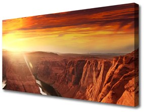 Obraz na plátne Veľký kaňon príroda 125x50 cm