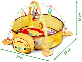 Bestent Detská hracia deka 77 x 77 x 53cm SASHA JUNIOR Ecotoys