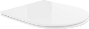 Mexen doska pomaly uzatvárajúca slim, duroplast, biela lesklá - 39040100