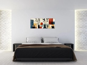 Obraz - Kubistické vázy (120x50 cm)