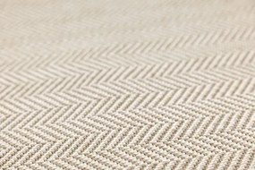 Šnúrkový obojstranný behúň Brussels 205681/10610 Linen krémový / béžový