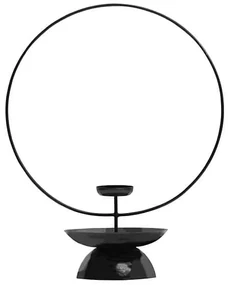 Level svietnik čierny 43 cm