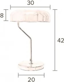 DUTCHBONE ECLIPSE stolová lampa Mosadz