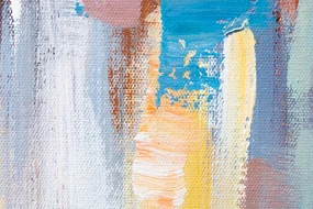 Maľovaný obraz na stenu MESTO 90x60 cm