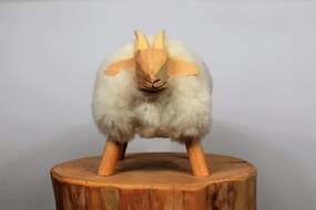 Drevený mini baránok