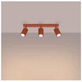 Bodové svietidlo v tehlovej farbe 6,5x45 cm Gleam – Sollux