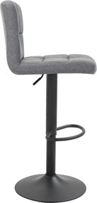 Barové stoličky s látkovým poťahom, 2 ks, rôzne farby- svetlosivé