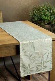 Dekorstudio Elegantný zamatový behúň na stôl BLINK 15 strieborný Rozmer behúňa (šírka x dĺžka): 35x220cm