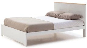 Biela dvojlôžková posteľ 140x190 cm Akira - Marckeric