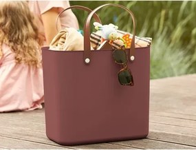 Nákupná taška Albula 25 l, červenohnedá%