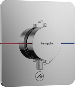 Hansgrohe ShowerSelect Comfort Q, termostat pod omietku pre 1 spotrebič a ďalší výtok, chrómová, HAN-15589000