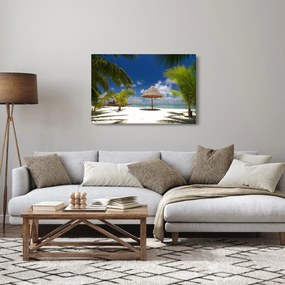 Obraz - Pláž s bielym pieskom (90x60 cm)