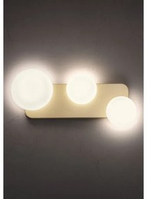 Redo 01-2472 - Nástenné svietidlo LUMIEN 3xG9/10W/230V zlatá/biela