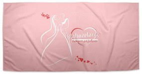 Sablio Uterák Blahoželáme novomanželom - 70x140 cm