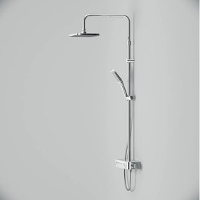 Sprchový systém AM.PM Func F07FA200 s termostatickou poličkovou batériou, chróm