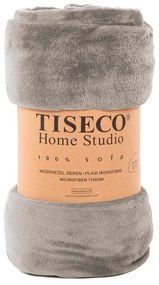 Hnedá mikroplyšová deka Tiseco Home Studio, 150 x 200 cm
