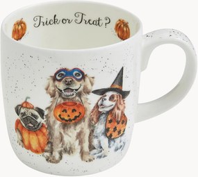 Hrnčeky z jemného kostného porcelánu Dogs, 4 ks
