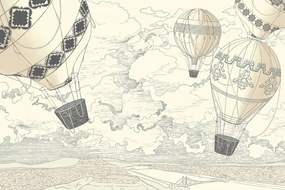 Tapeta vyhliadkový let balónom