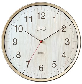 Nástenné hodiny JVD HA17.2 s plynulým chodom, 33 cm