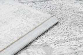 Koberec AKRYL VALS 8801 Ramka ornament, slonia kosť / sivý