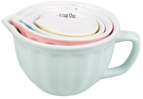 Súprava 4 kameninových odmeriek Sass &amp; Belle Retro