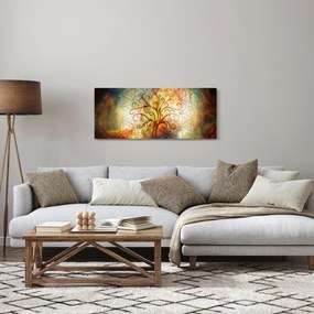 Abstraktný obraz stromu (120x50 cm)