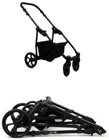 Detský kočík 3v1 BabyLux AIR ALU Sage