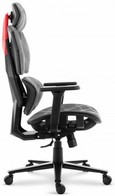 Ergonomická textilná otočná kancelárska stolička - HC-1010 Grey