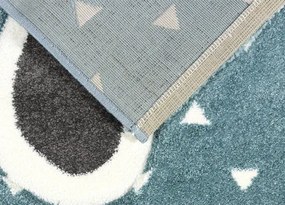 Koberce Breno Kusový koberec PASTEL KIDS 52/KVK, modrá,140 x 200 cm