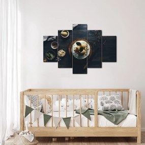 Obraz dezertu na stole (150x105 cm)