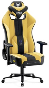 Látkové herné kreslo Diablo X-Player 2.0 Normal Size, Dark Sunflower/ žlté
