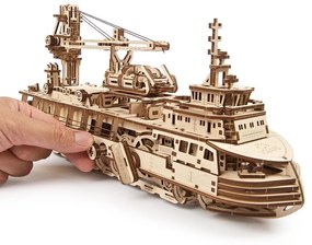 Ugears 3D puzzle Research Vessel – Výskumné plavidlo 575 ks