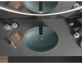 Mexen Cornelia, umývadlo na dosku 50 x 36 cm, svetlá zelená matná, 21885048