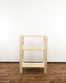 DREVENÝ REGÁL Maxi 3M 115x80x50 - BOROVICA