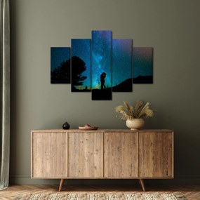 Obraz - Stretnutie pod hviezdami (150x105 cm)