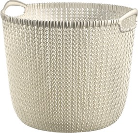 Curver KNIT 226388 Úložný kôš 30 l, biely