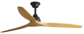 FARO Barcelona FARO 33718DC - Stropný ventilátor ALO L drevo/čierna pr. 152 cm + diaľkové ovládanie FA33718DC