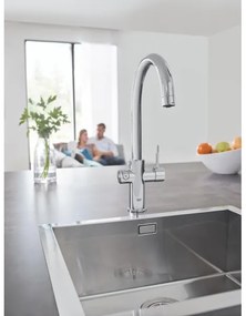 GROHE 31455001 - Drezová batéria BLUE HOME lesklý chróm