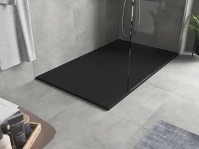Mexen Hugo, SMC obdĺžniková sprchová vanička 150 x 70 cm, čierna matná, 42707015