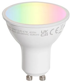 Smart GU10 50mm LED žiarovka číra 4,7W 400 lm 2200-2400K